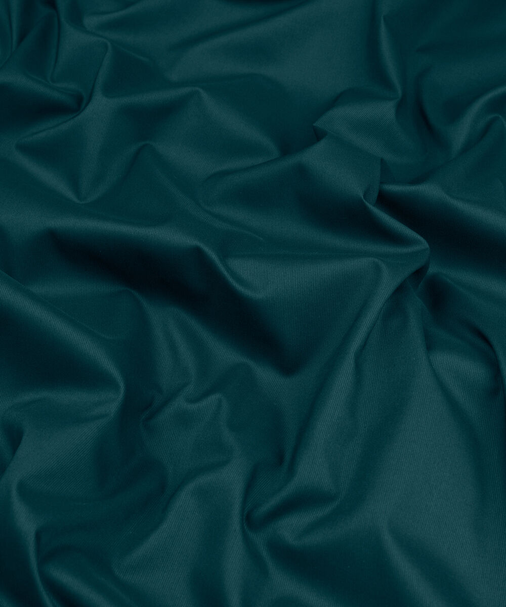 Men's Unstitched Two-Piece Teal Premium Cotton Dobby Suit