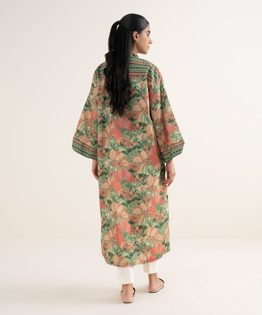 Women's Unstitched Lawn Printed Multi Shirt