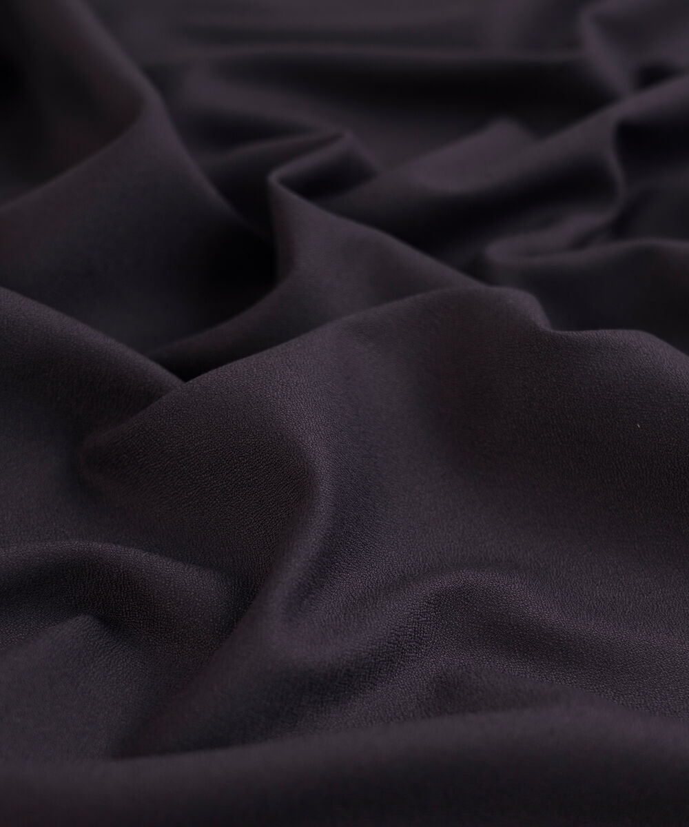 Men Unstitched Wash & Wear Plum Full Suit Fabric