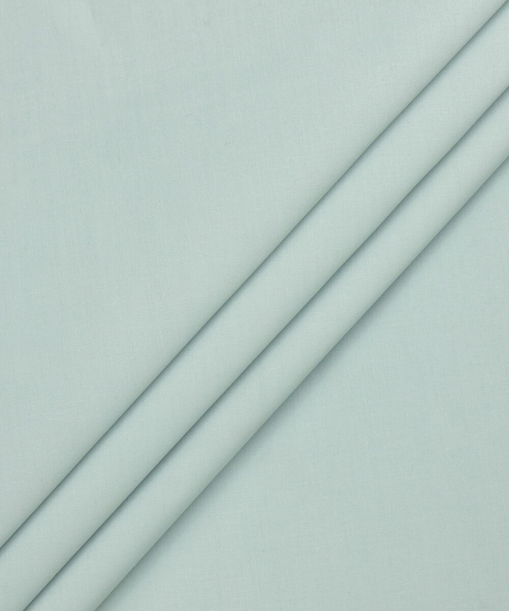 Men's Unstitched Two-Piece Light Aqua Premium Latha Suit