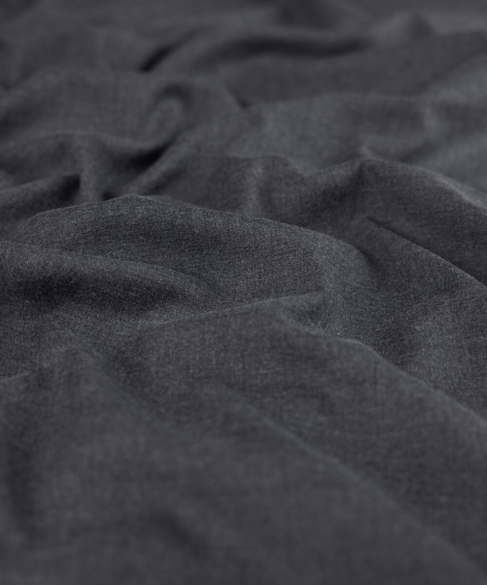 Men's Unstitched black luxury wool blend Suit