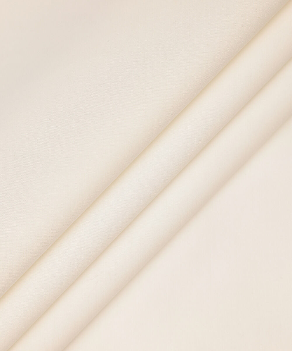 Men's Unstitched Premium Cotton Embroidered White Full Suit Fabric