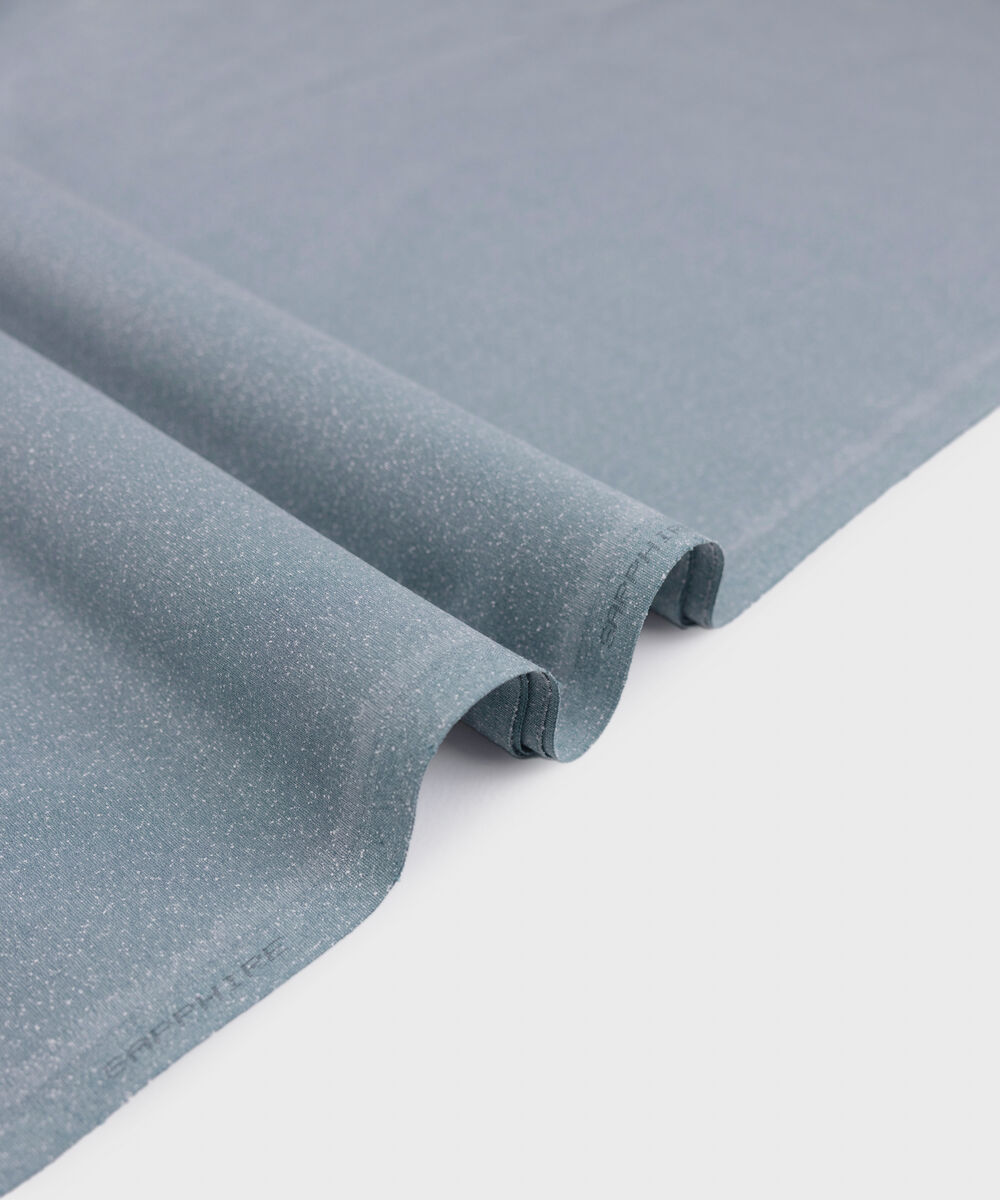 Men's Unstitched Two-Piece Dobby Wash and Wear Blue Suit.