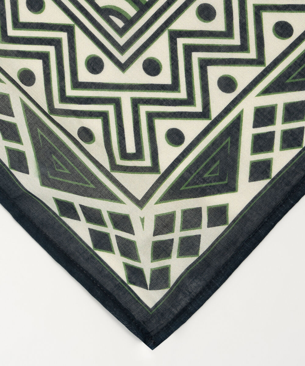 Lawn Printed Black Dupatta