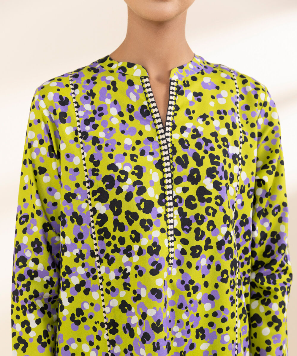 Women's Unstitched Lawn Printed Multi 2 Piece Suit