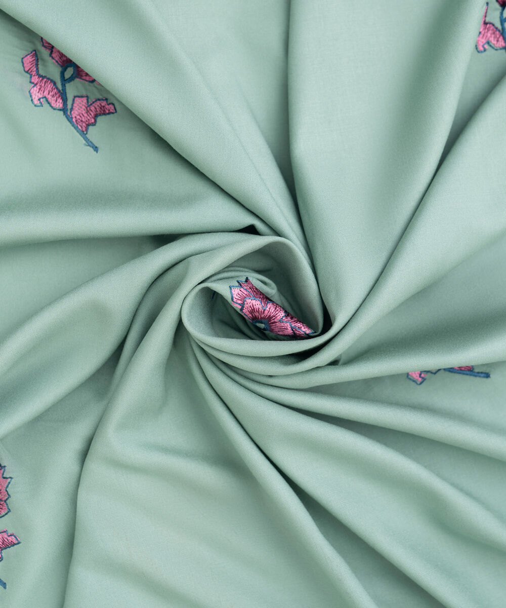 Women's RTW Linen Green Dyed Dupatta