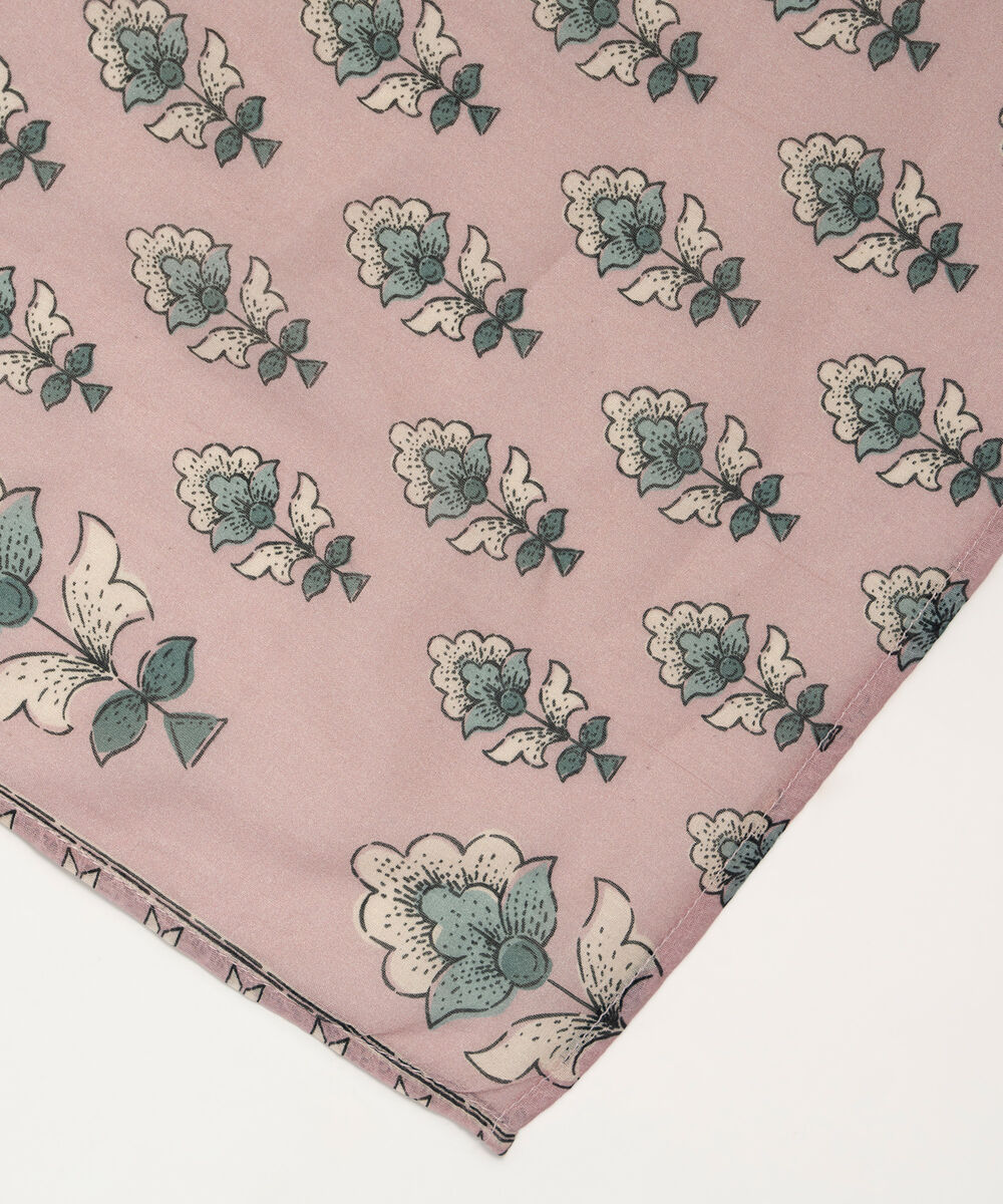 Lawn Printed Pink Dupatta