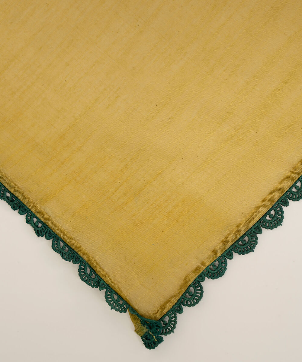 Manaar Solid Yellow Dupatta