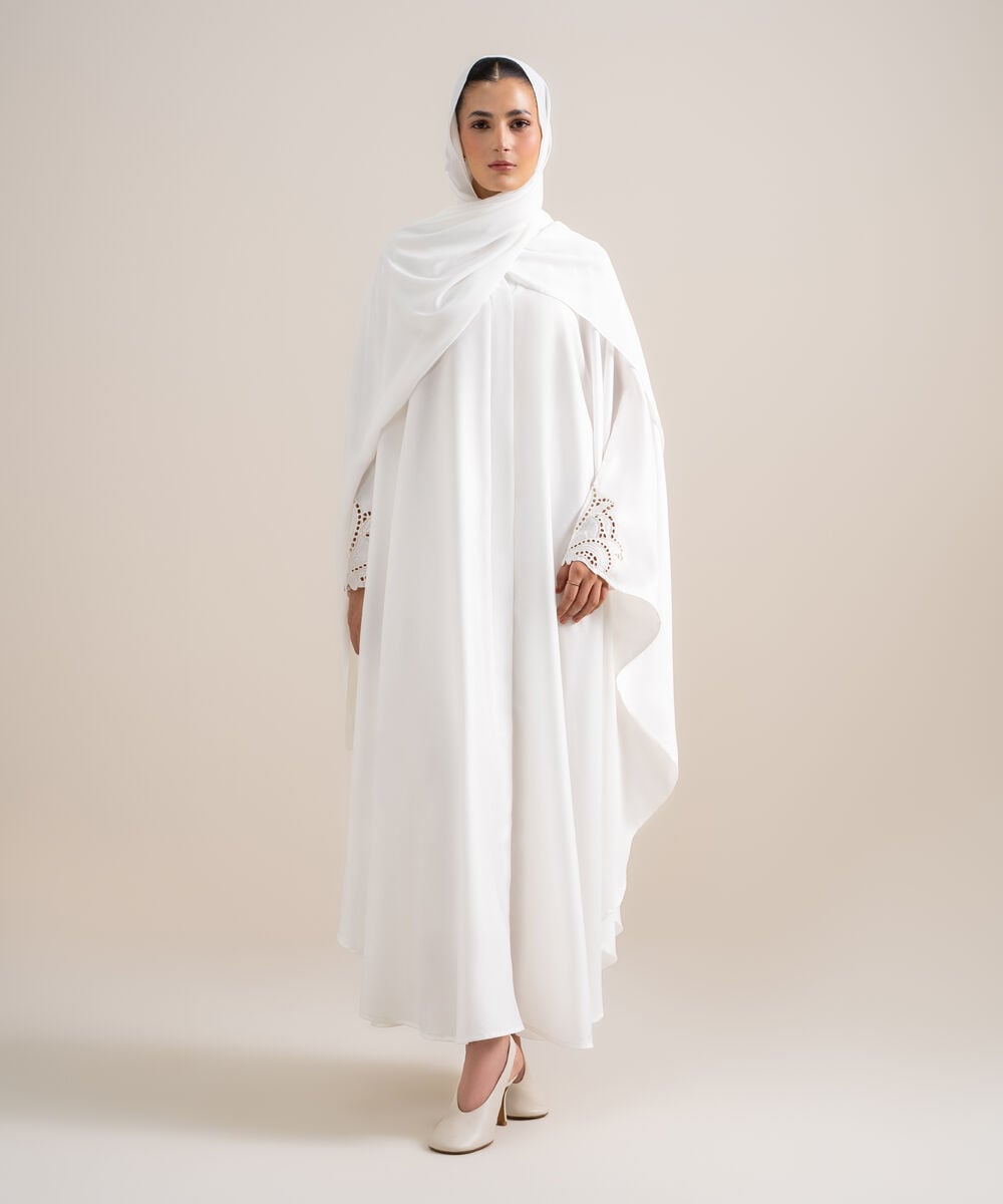 Women's White Hijab