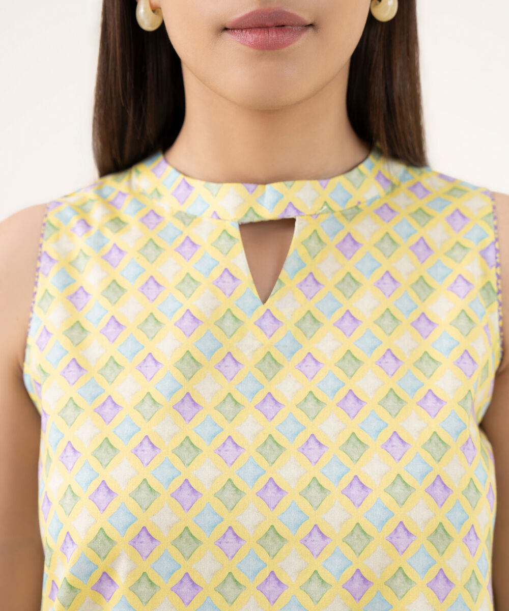 Women's Unstitched Lawn Printed Multi 3 Piece Suit