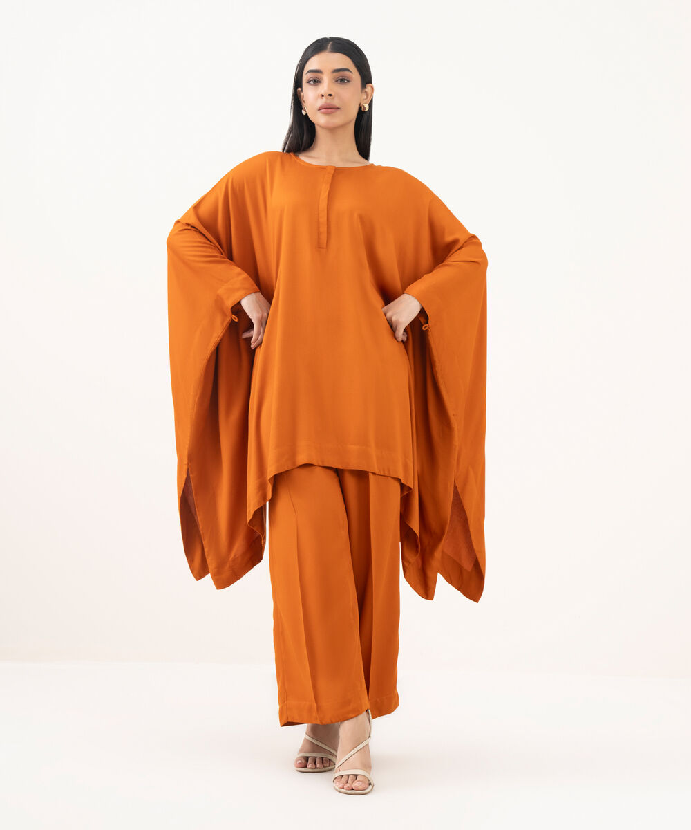 Women's RTW Bedford  Solid Rust Kaftan
