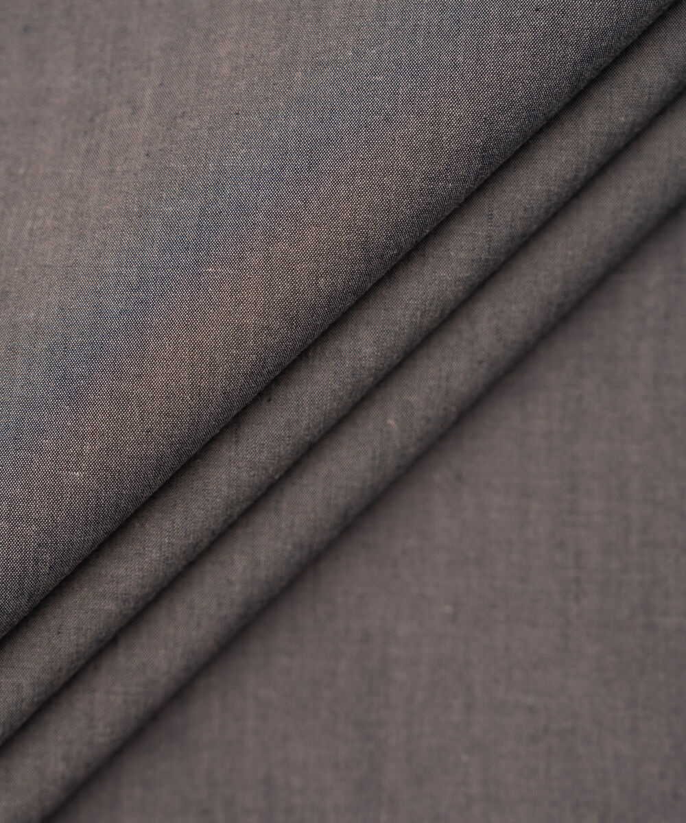 Men's Unstitched Dark Mauve Yarn dyed Wash & Wear Suit