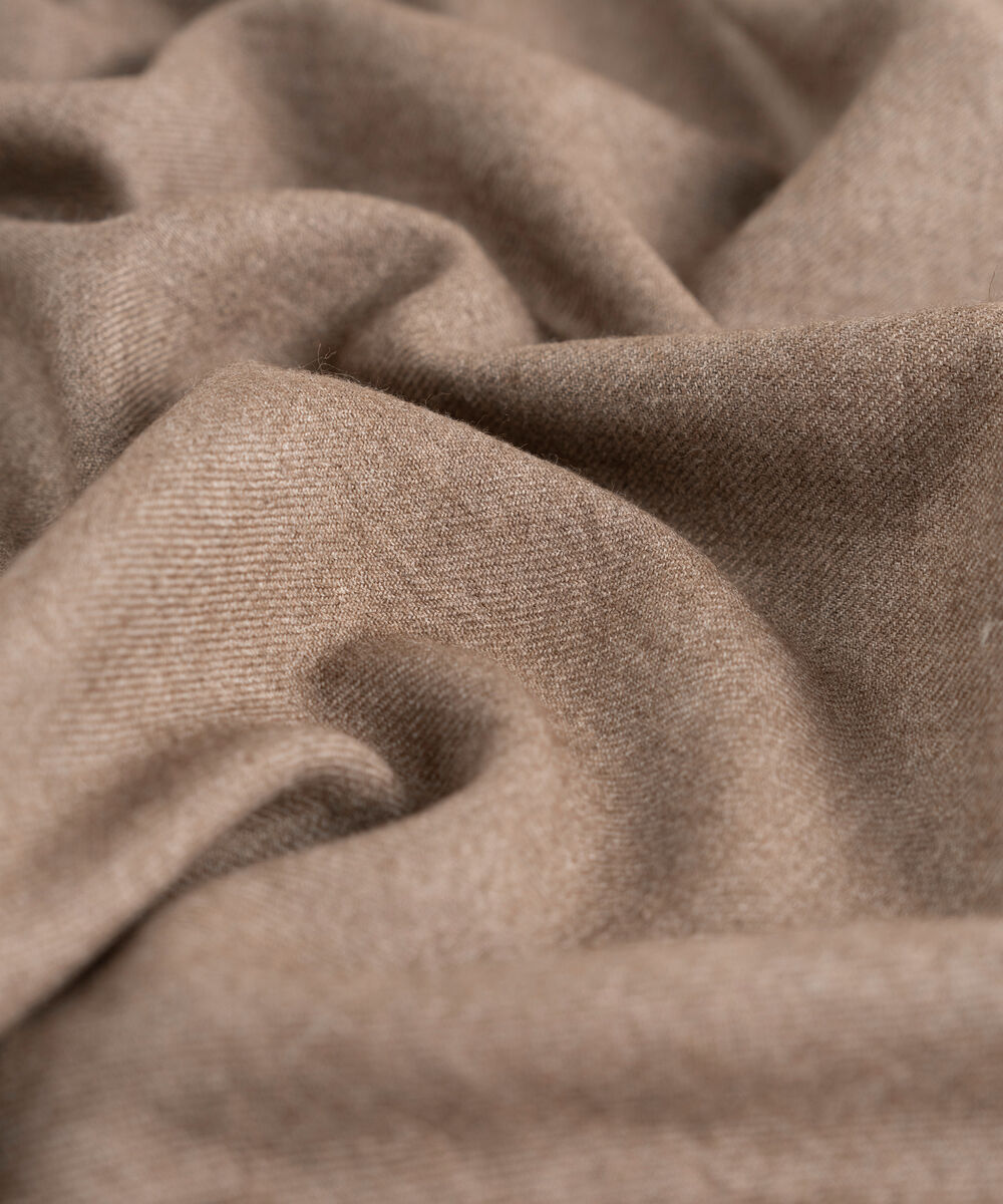 Men Wool Blended Beige Shawl