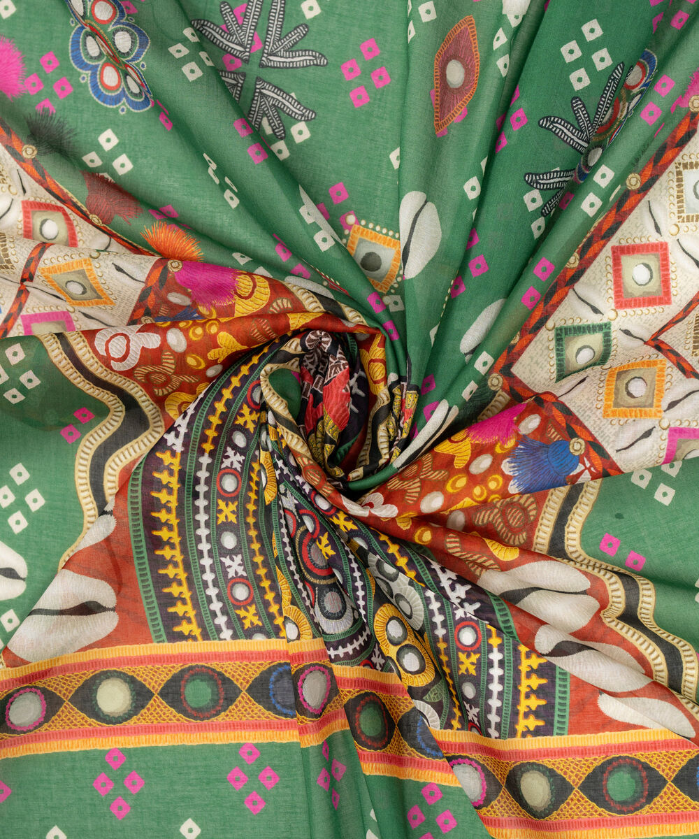 Lawn Printed Multi Dupatta