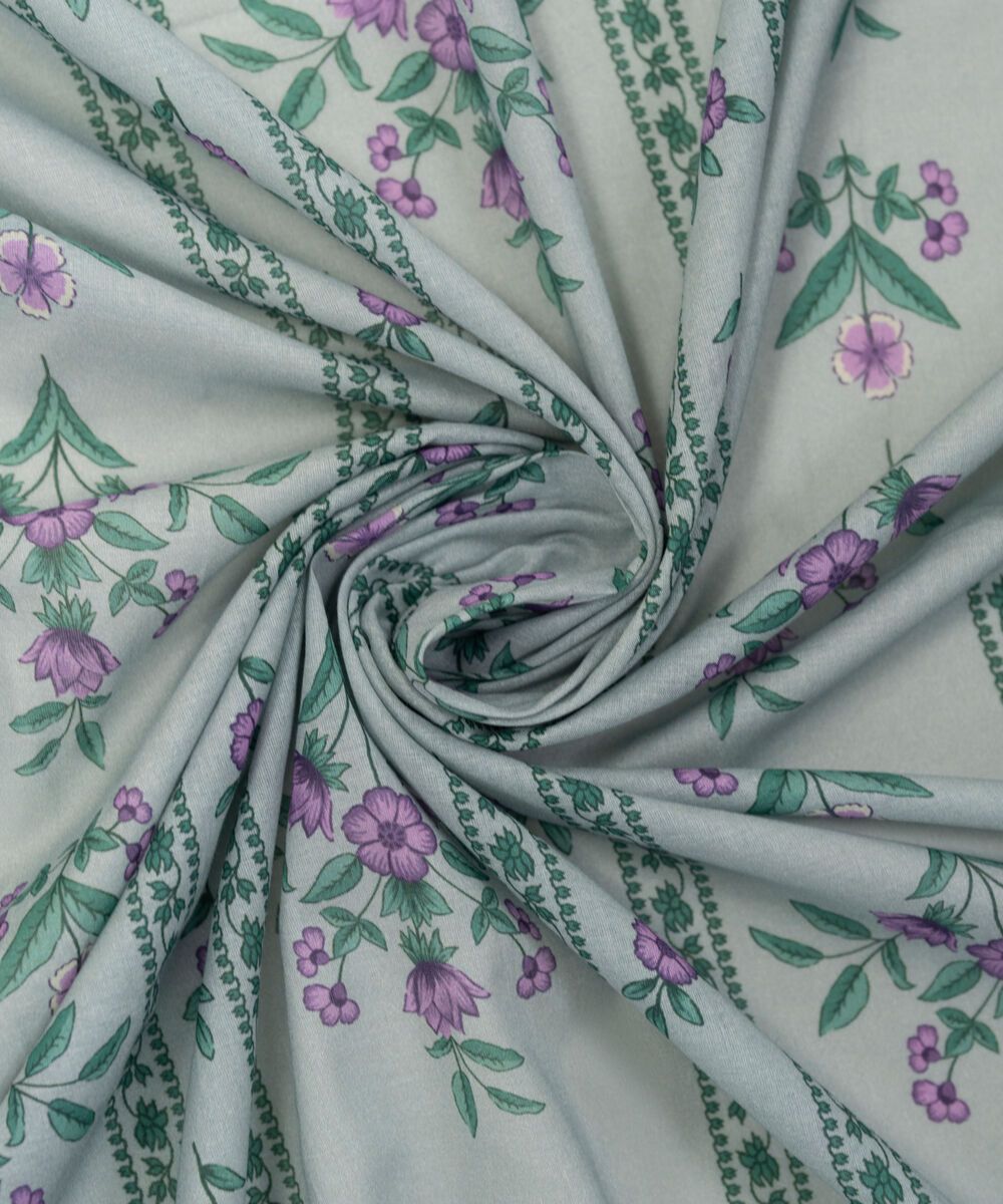 Printed Lawn Blue Dupatta