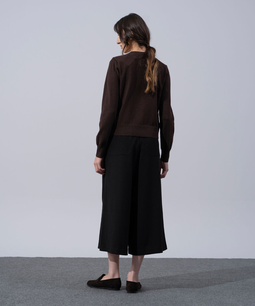 Women's Western Wear Black Wide Leg Culottes