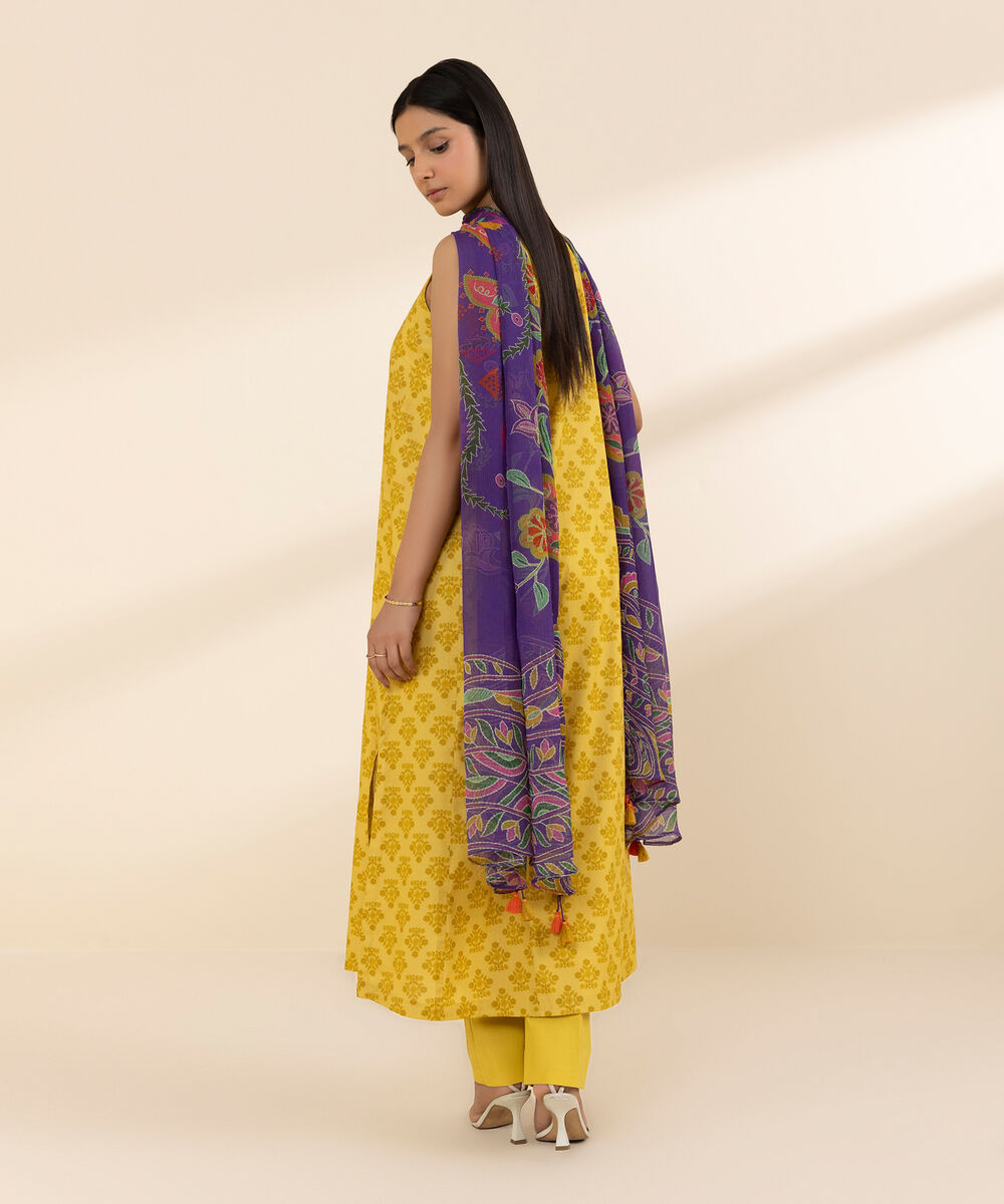 U3PEDY25V519 Unstitched 3 PC U3PEDY25V519