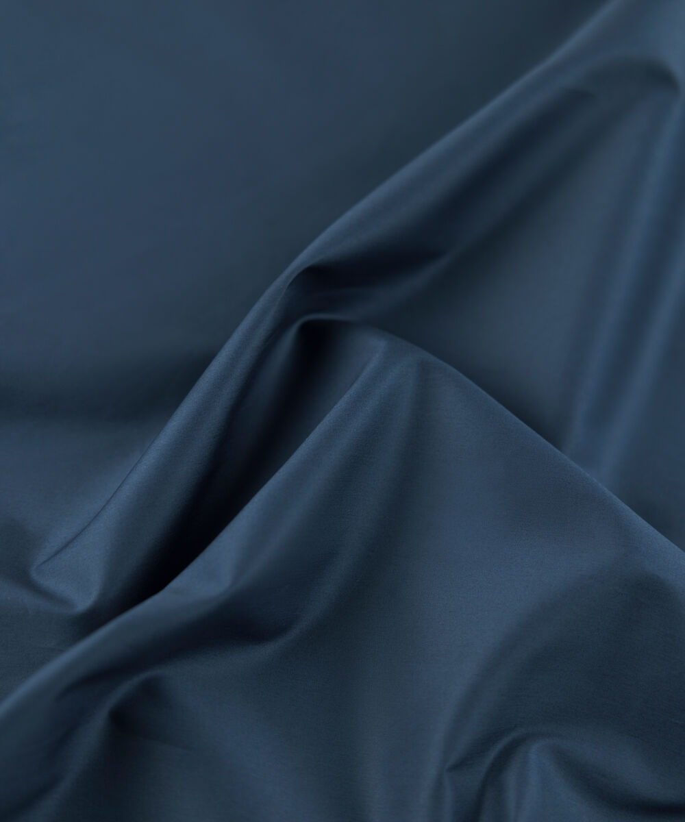 Men's Unstitched Two-Piece Premium Wash and Wear Metal Blue Suit.