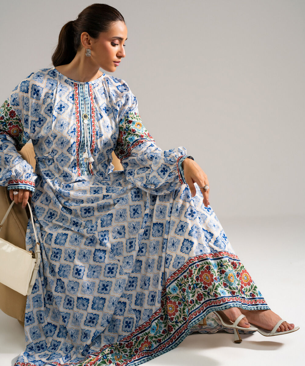 Printed Dress PRW26CHMV98S