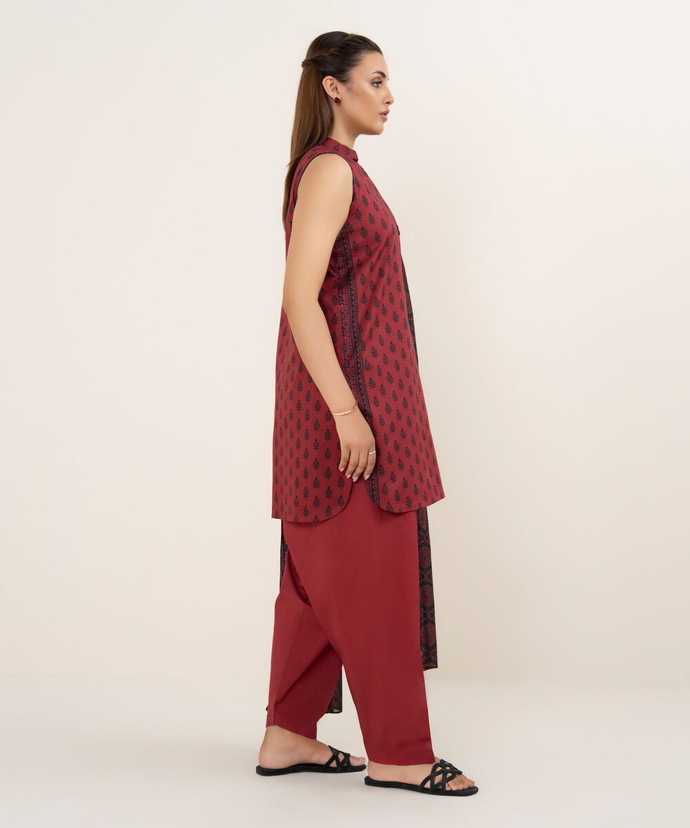 Women's Unstitched Lawn Printed Multi 3 Piece Suit