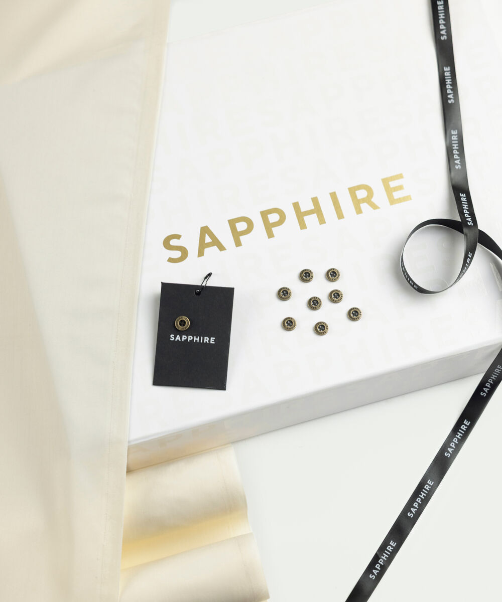 Men's Unstitched Two-Piece Premium Giza Cotton Cream Suit.