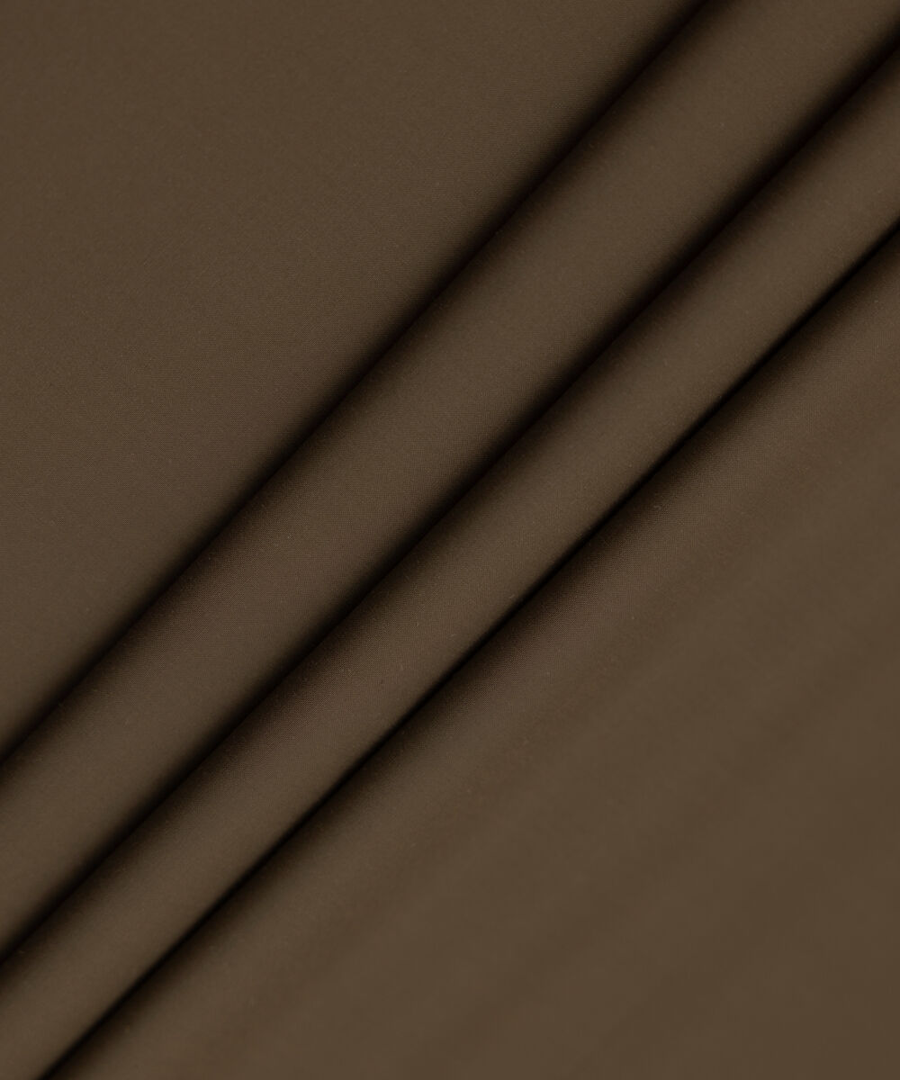 Men's Unstitched Two-Piece Refined Wash and Wear Light Khaki Suit.