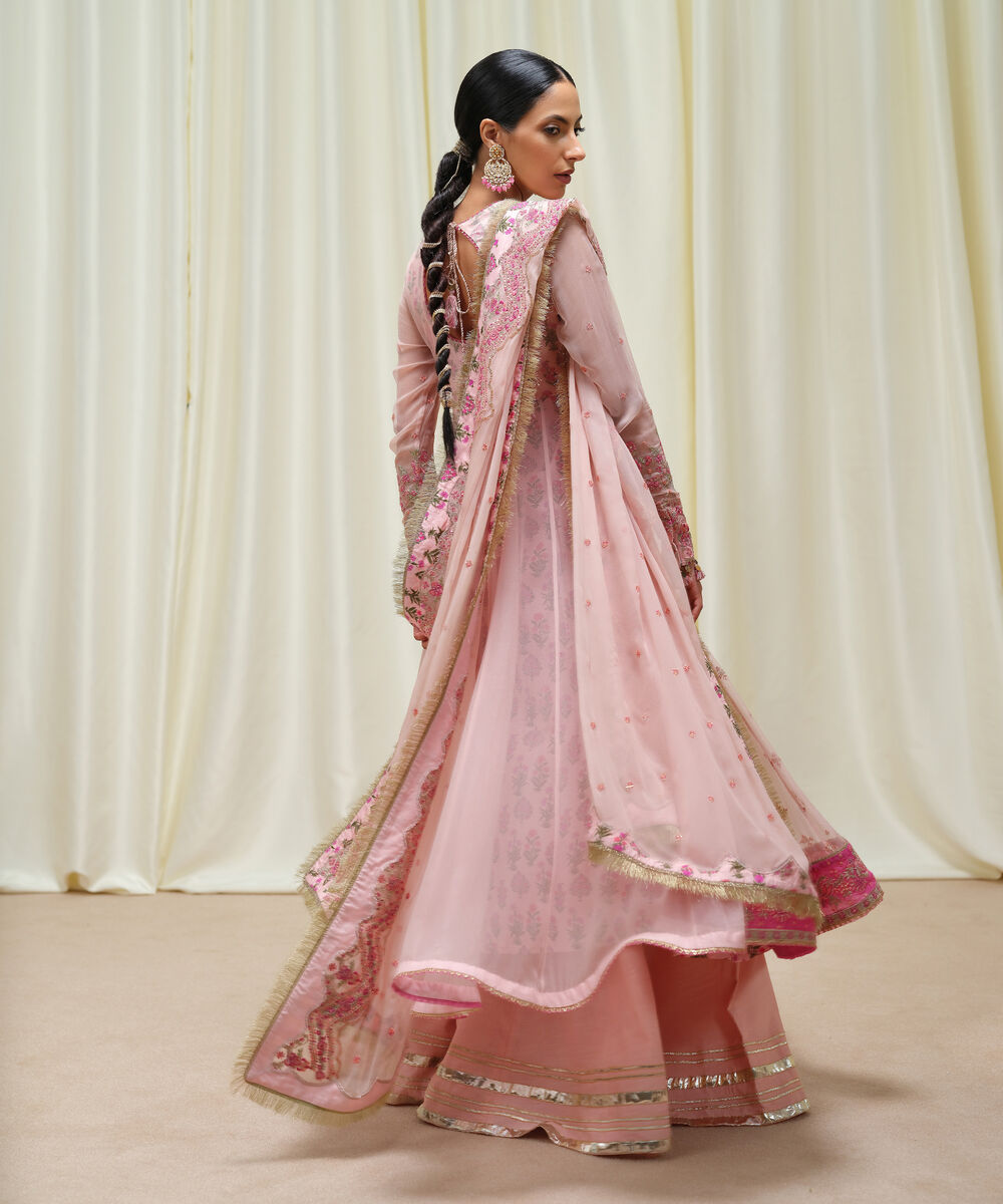 Women's Unstitched Crinkle Chiffon Dyed Three Piece Suit