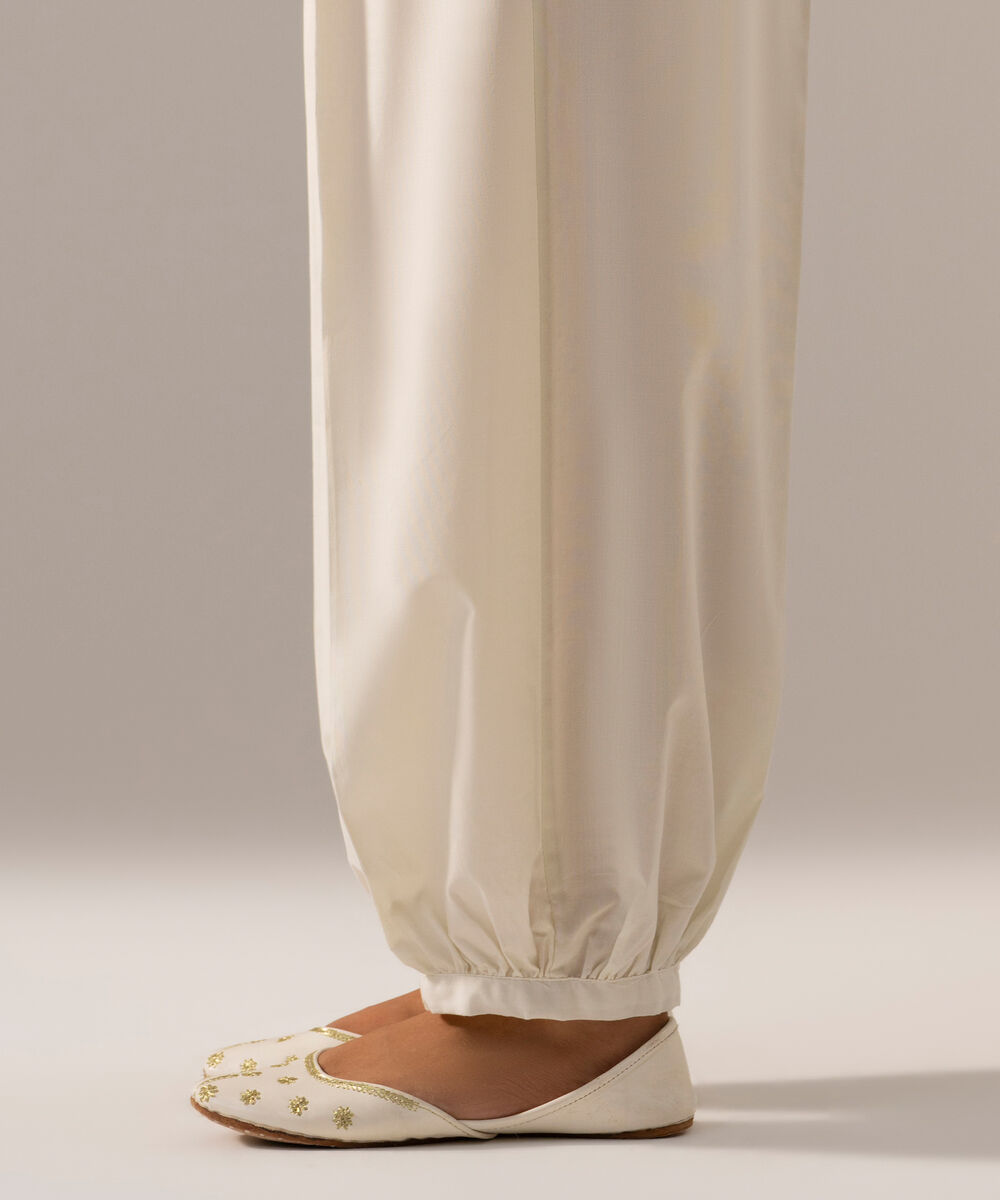 Women's RTW Cambric Solid Pink Balloon Pants