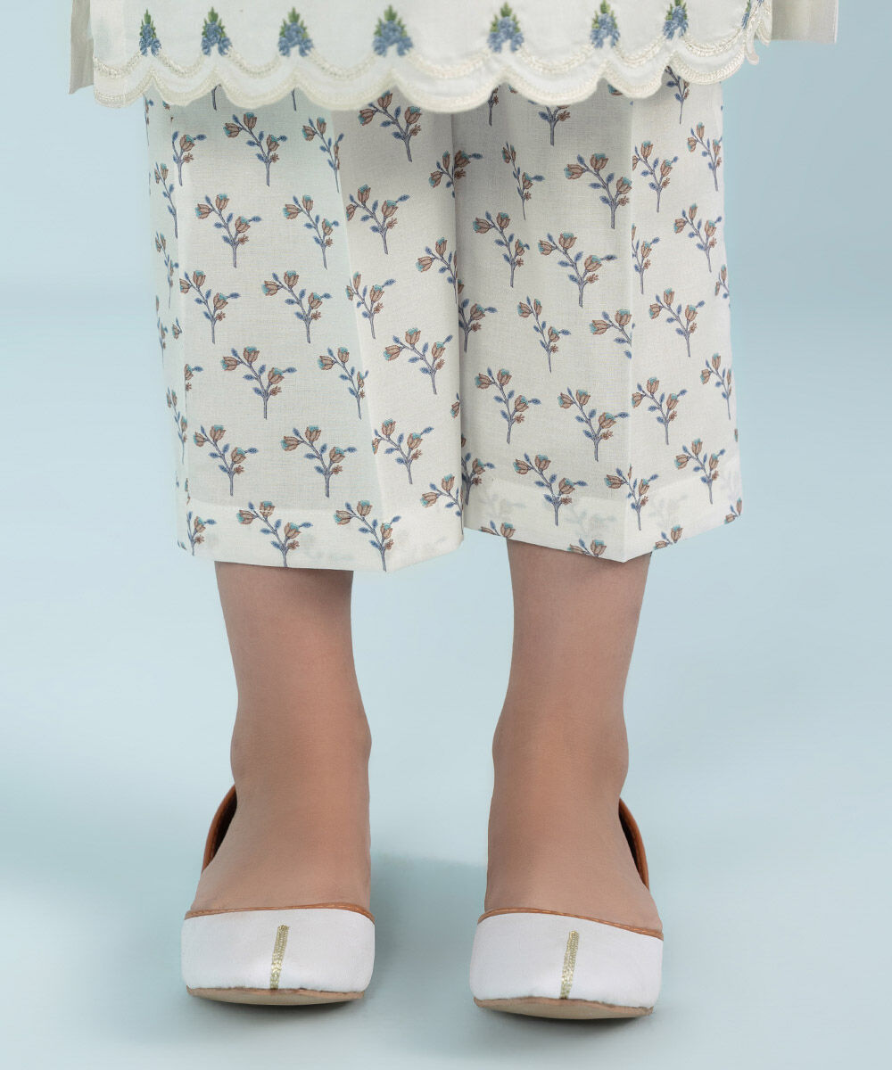 Mommy & Me Girls Two Piece White Suit