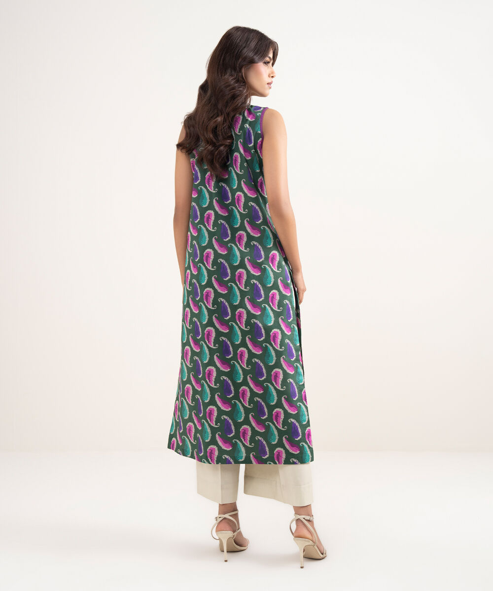 Women's Unstitched Lawn Multi Printed Shirt