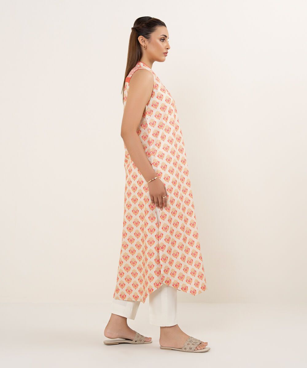 Women's Unstitched Lawn Printed Multi Shirt