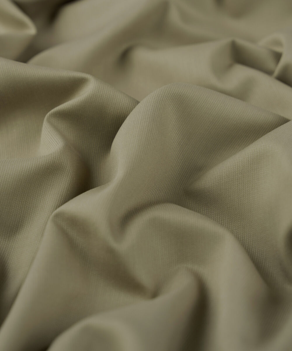 Men's Unstitched 2-Piece Dobby Wash & Wear Khaki Brown Suit