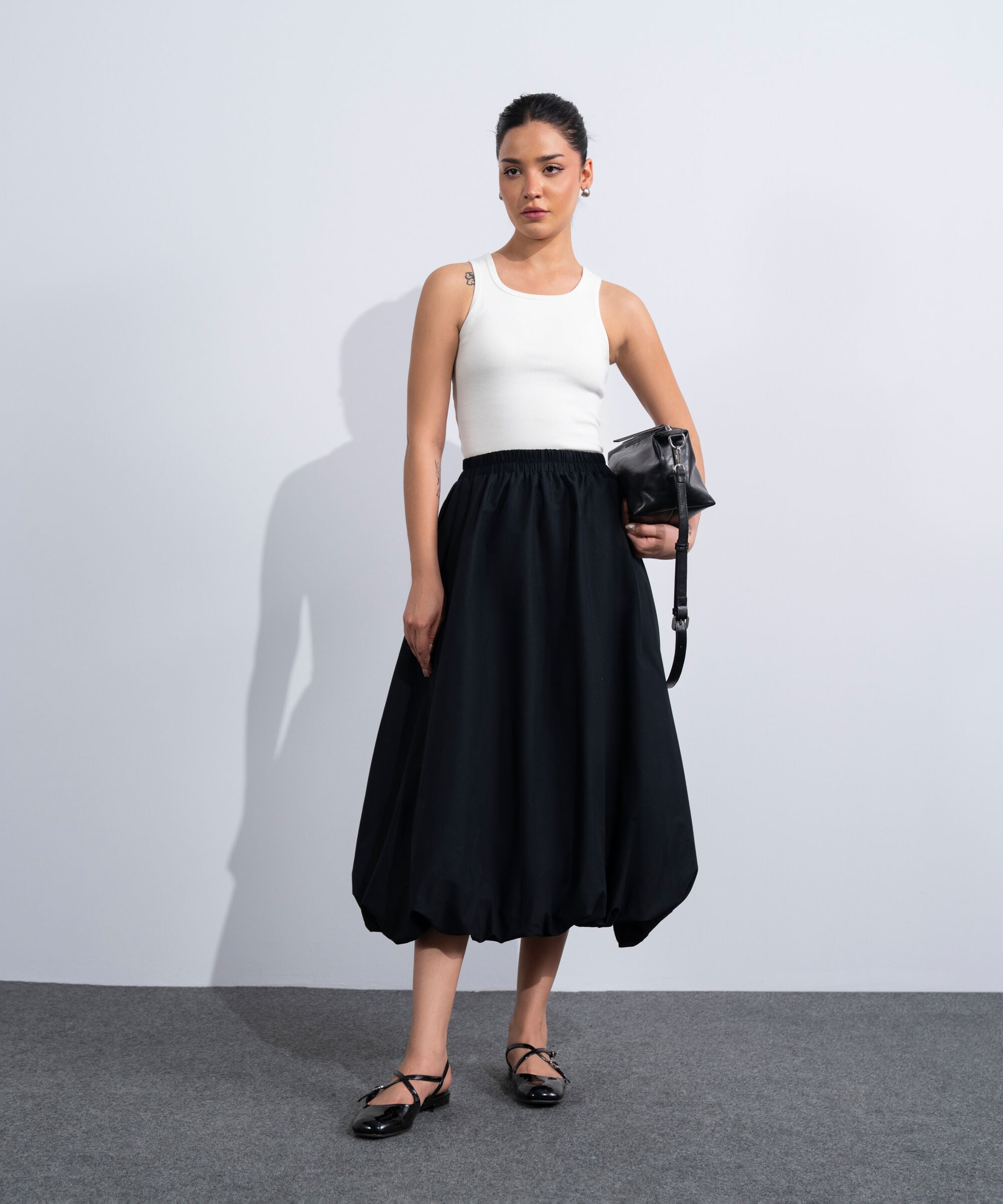 WBTM26V60006 Balloon Skirt Sapphire International