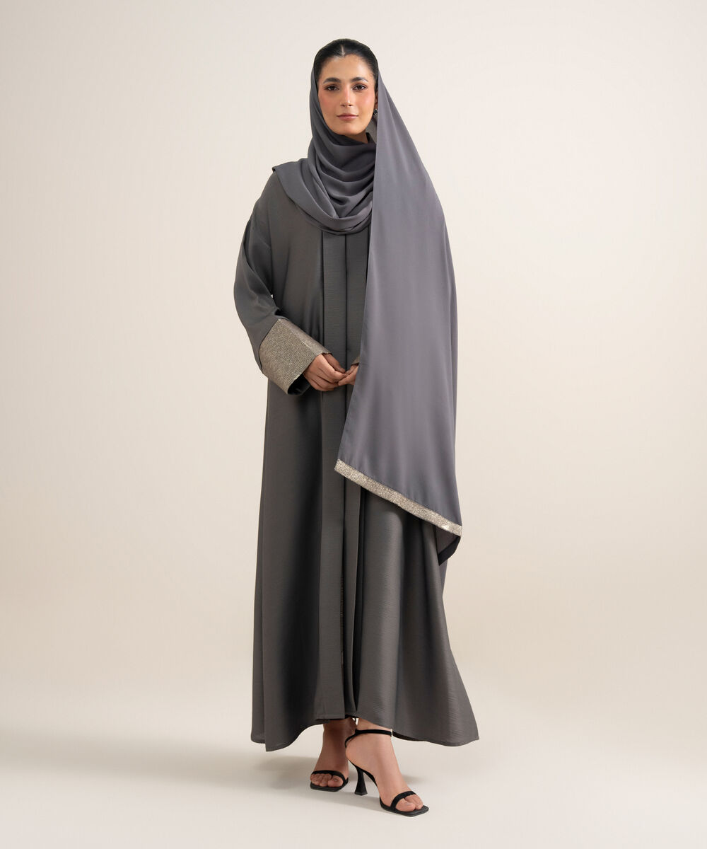 Women's Blush Pink Abaya Set