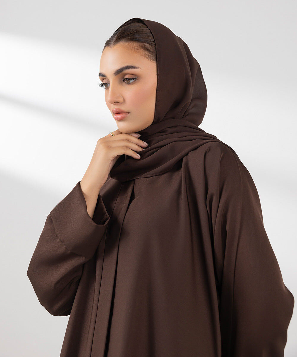 Woman - Brown Basic Hijab