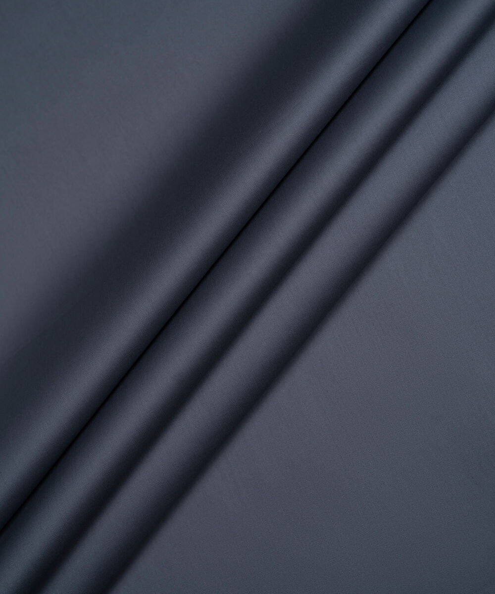 Men's Unstitched Two-Piece Grey Luxury Pima Cotton Suit