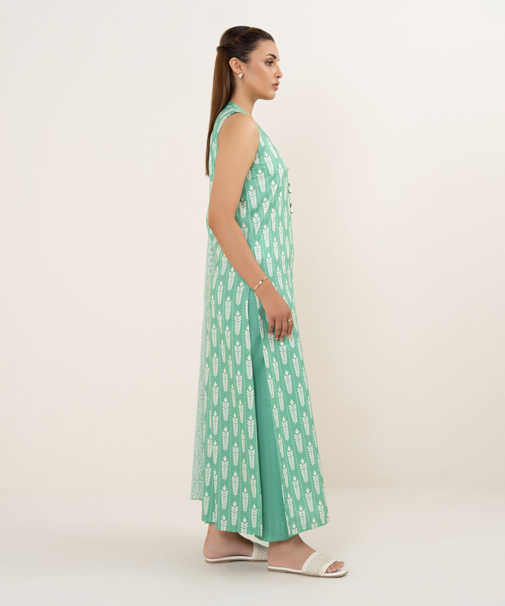 Women's Unstitched Lawn Printed Multi 3 Piece Suit