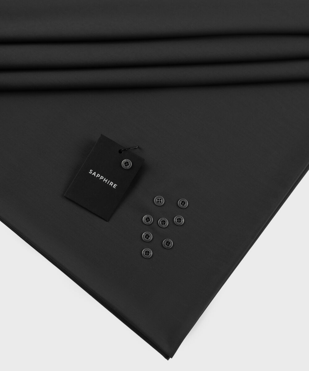 Men's Unstitched Two-Piece Refined Wash and Wear Off White Suit.