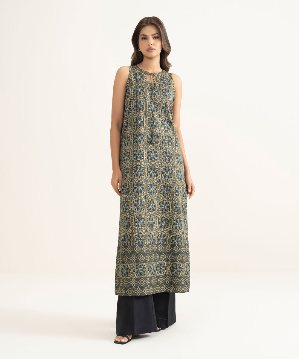 Women's Unstitched Lawn Printed Multi Shirt