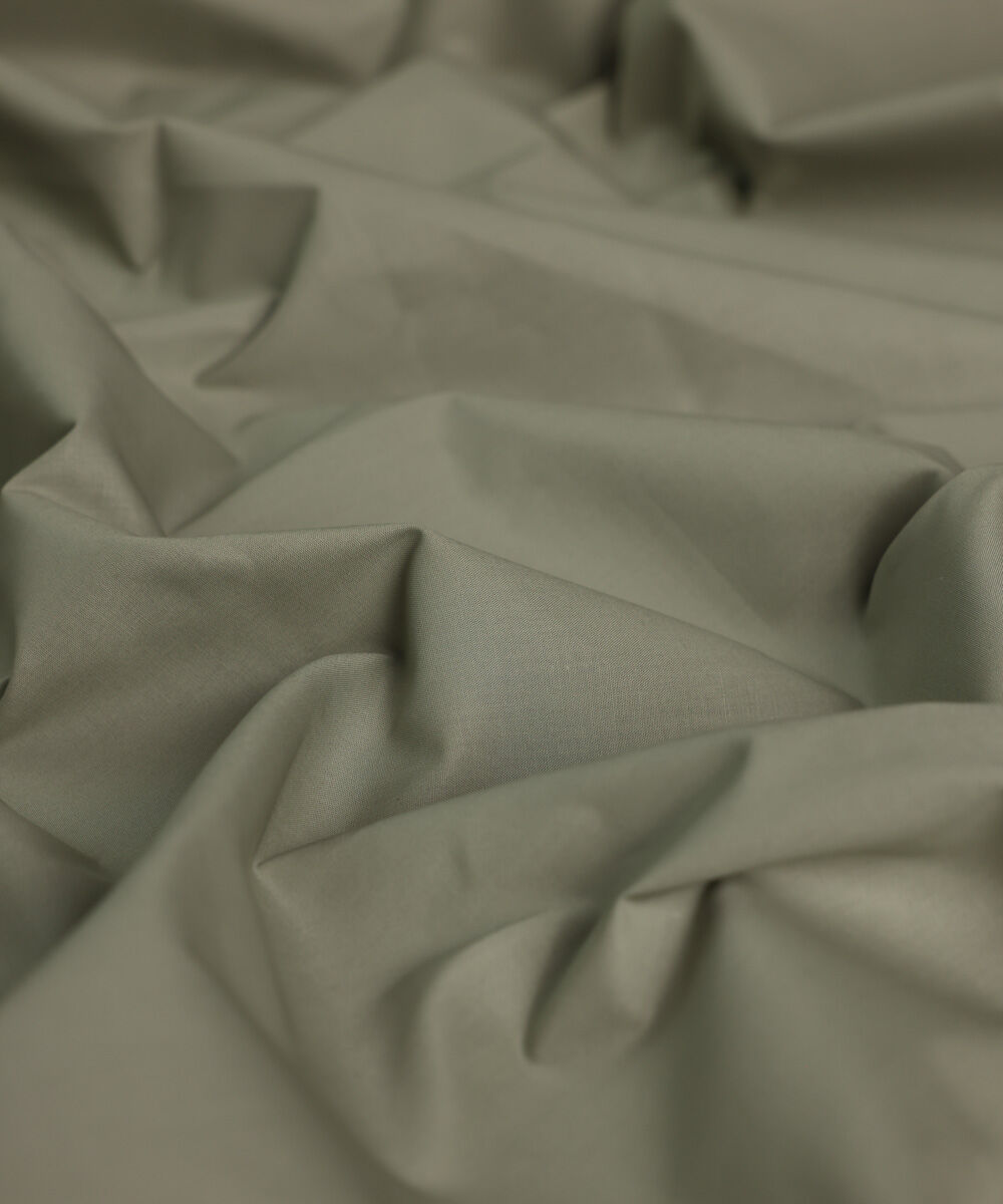 Men's Unstitched Fine Cotton Grey Full Suit Fabric