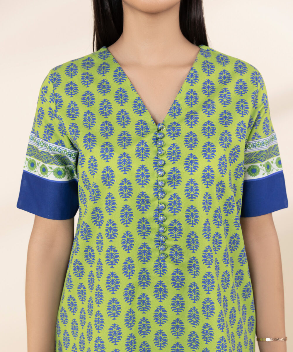 Women's Unstitched Lawn Embroidered Multi Shirt