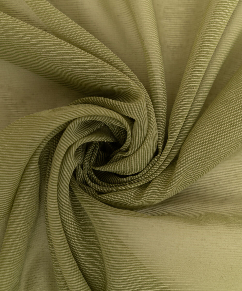 Textured Karandi Solid Olive Green Dupatta