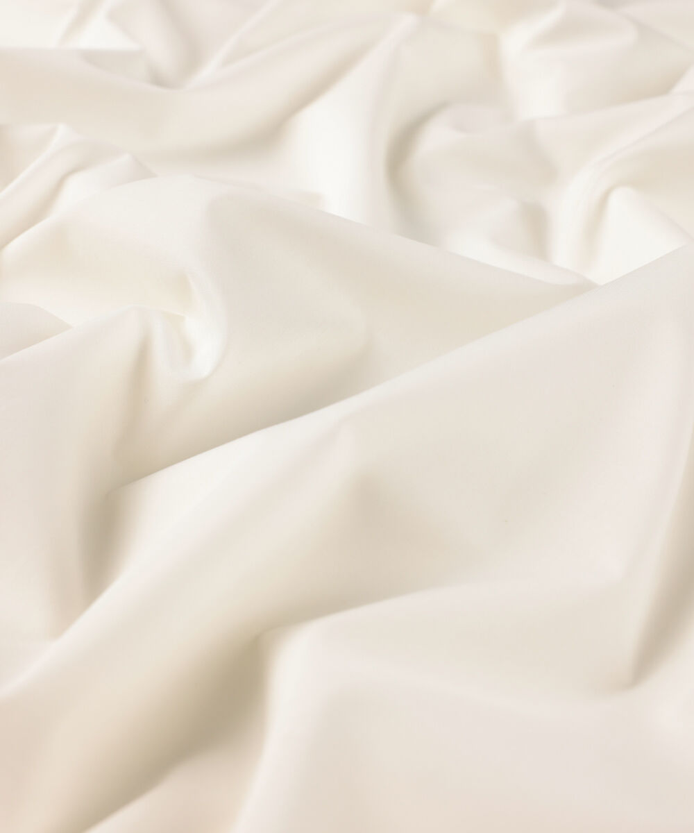 Men's Unstitched Premium Cotton Embroidered White Full Suit Fabric