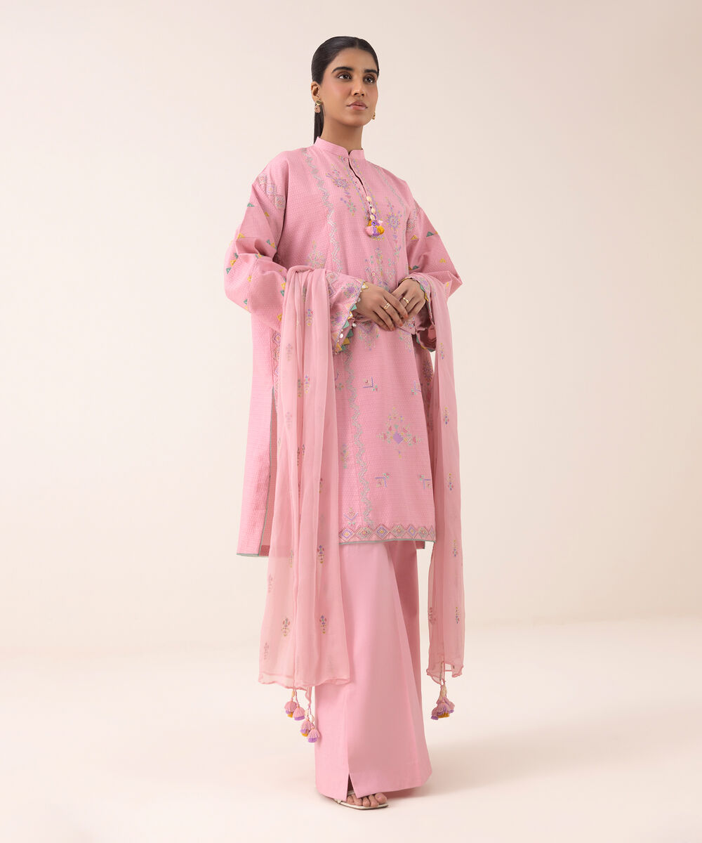 0U3PEST25V57 Unstitched 3 PC 0U3PEST25V57