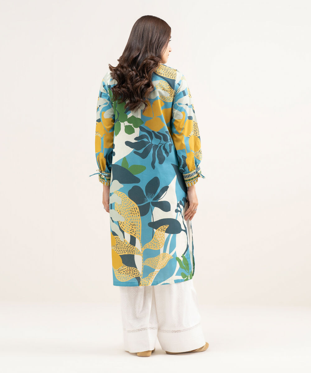 Women's Unstitched Lawn Printed Multi Shirt