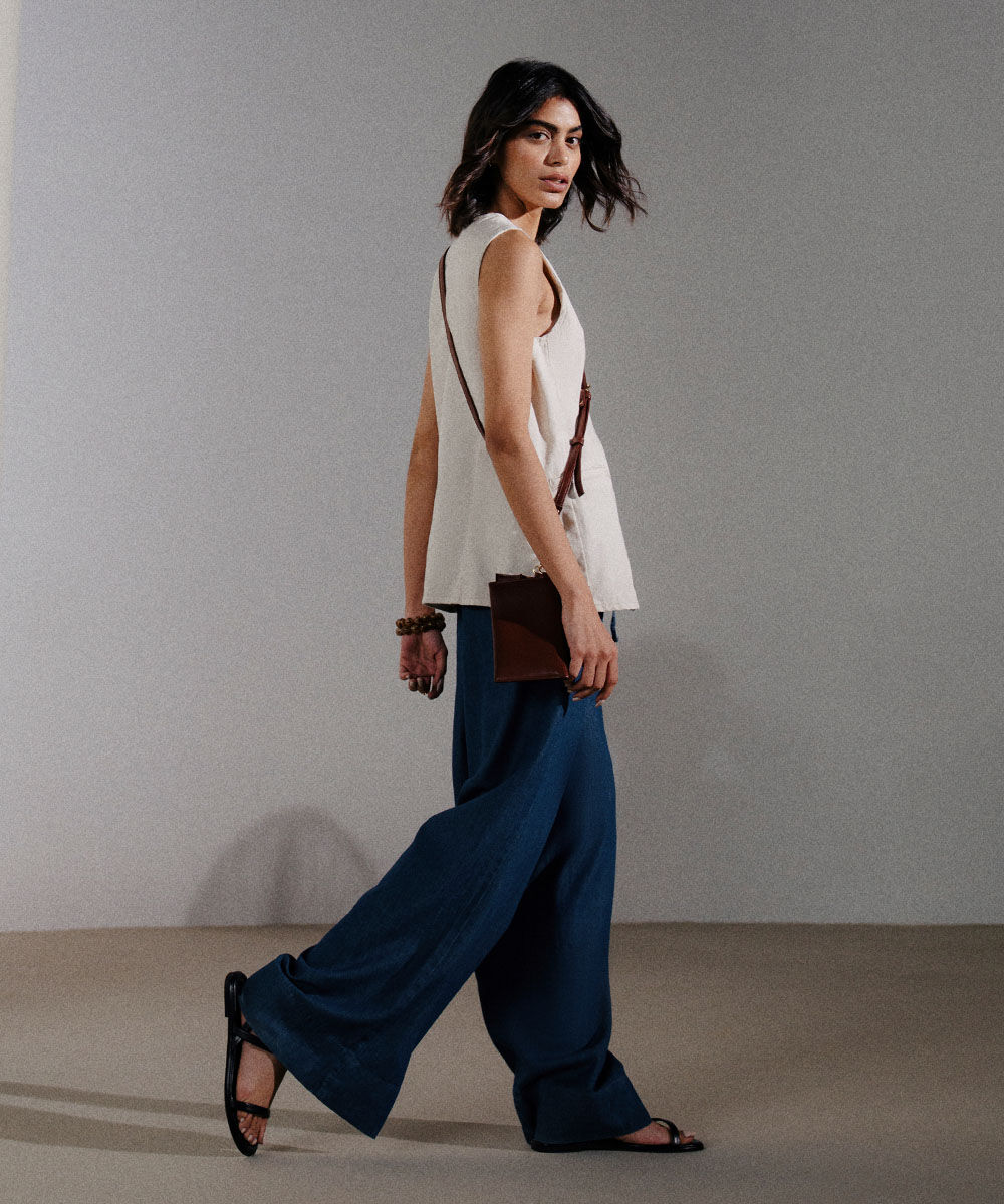 Women's Western Wear Beige Cotton Twill Waistcoat