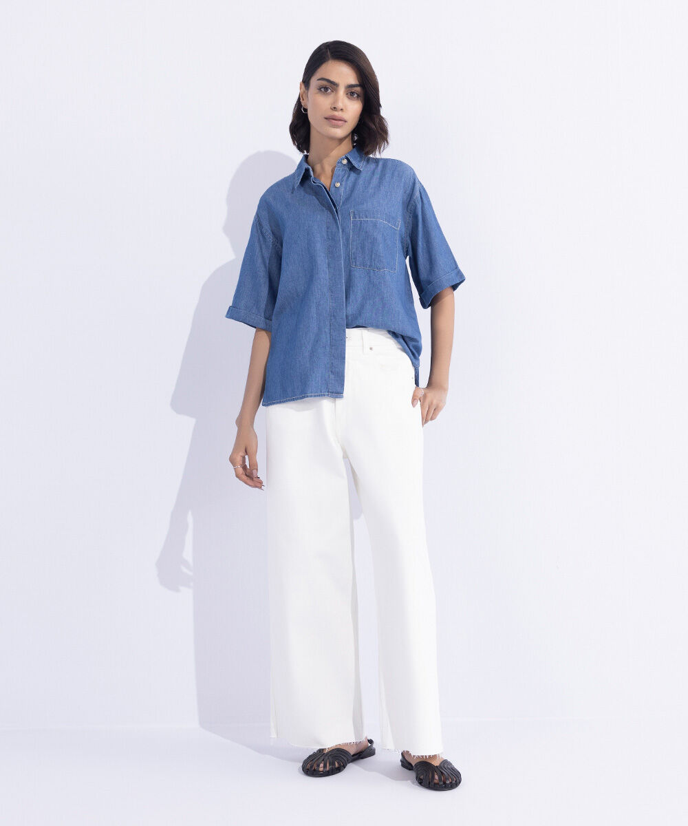 WDNMS25V1010 Wide Leg Jeans WDNMS25V1010 i