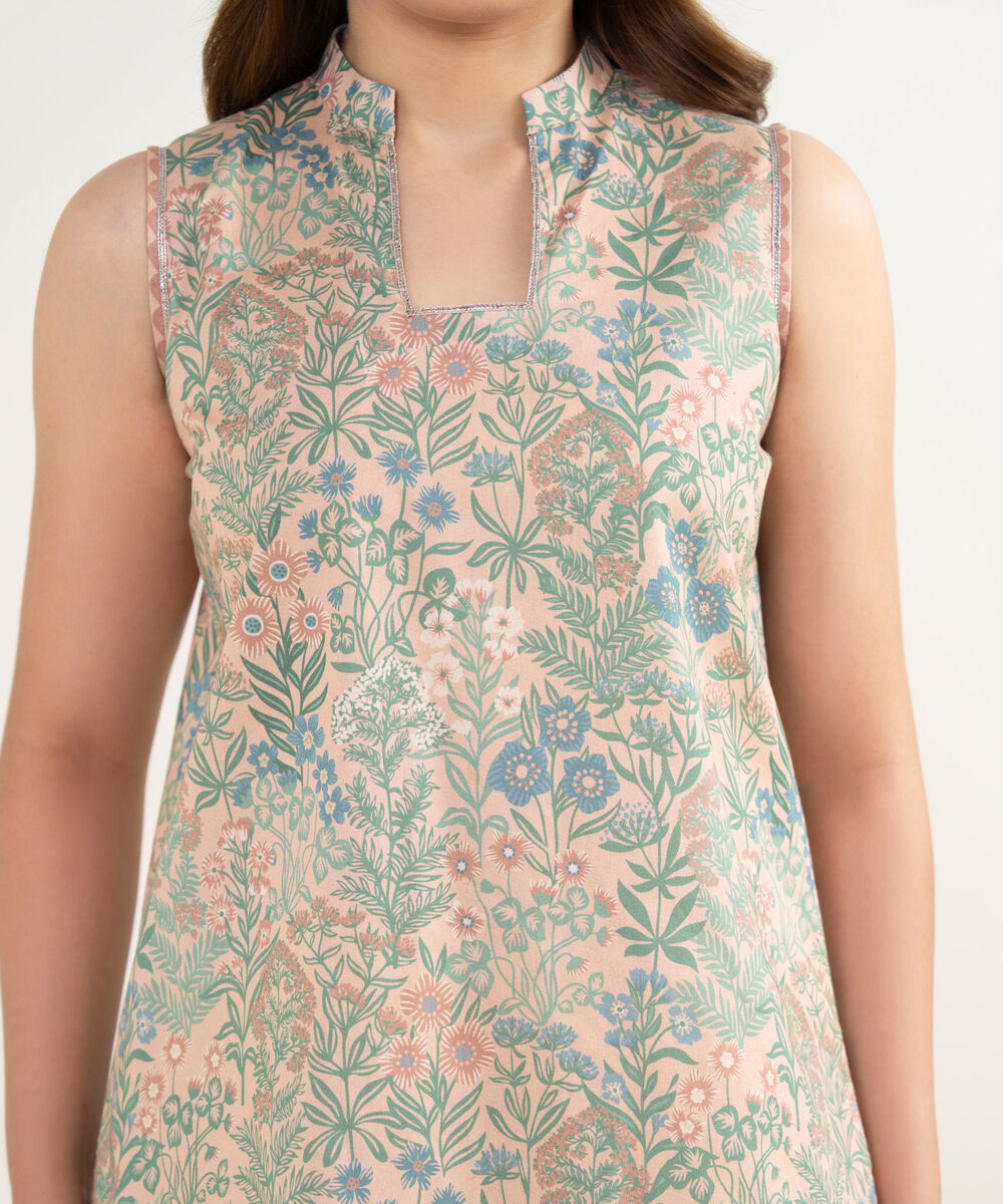 Women's Unstitched Lawn Printed Multi 3 Piece Suit