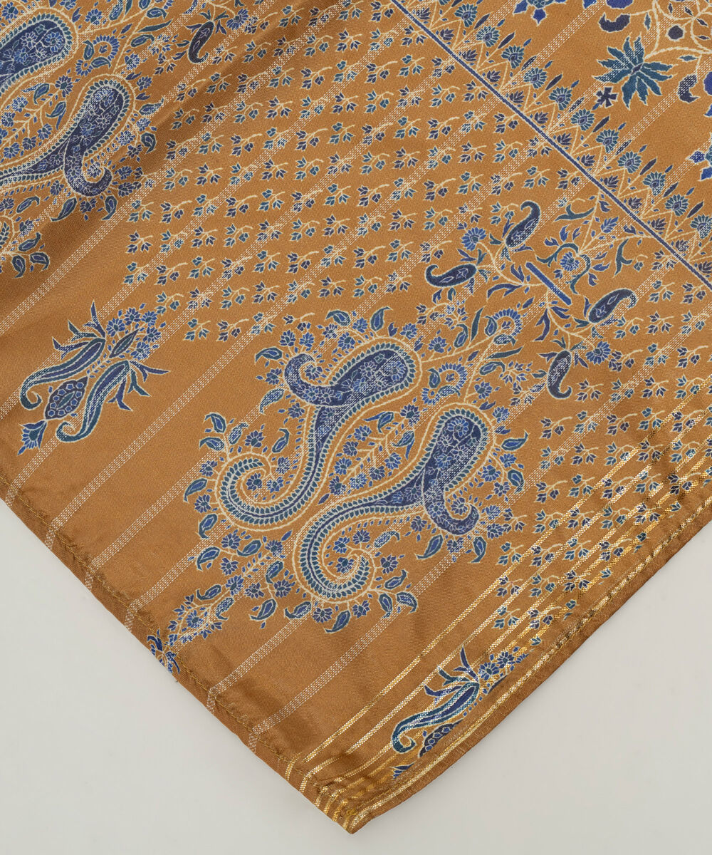 Women's Textured Silk Multi Printed Dupatta