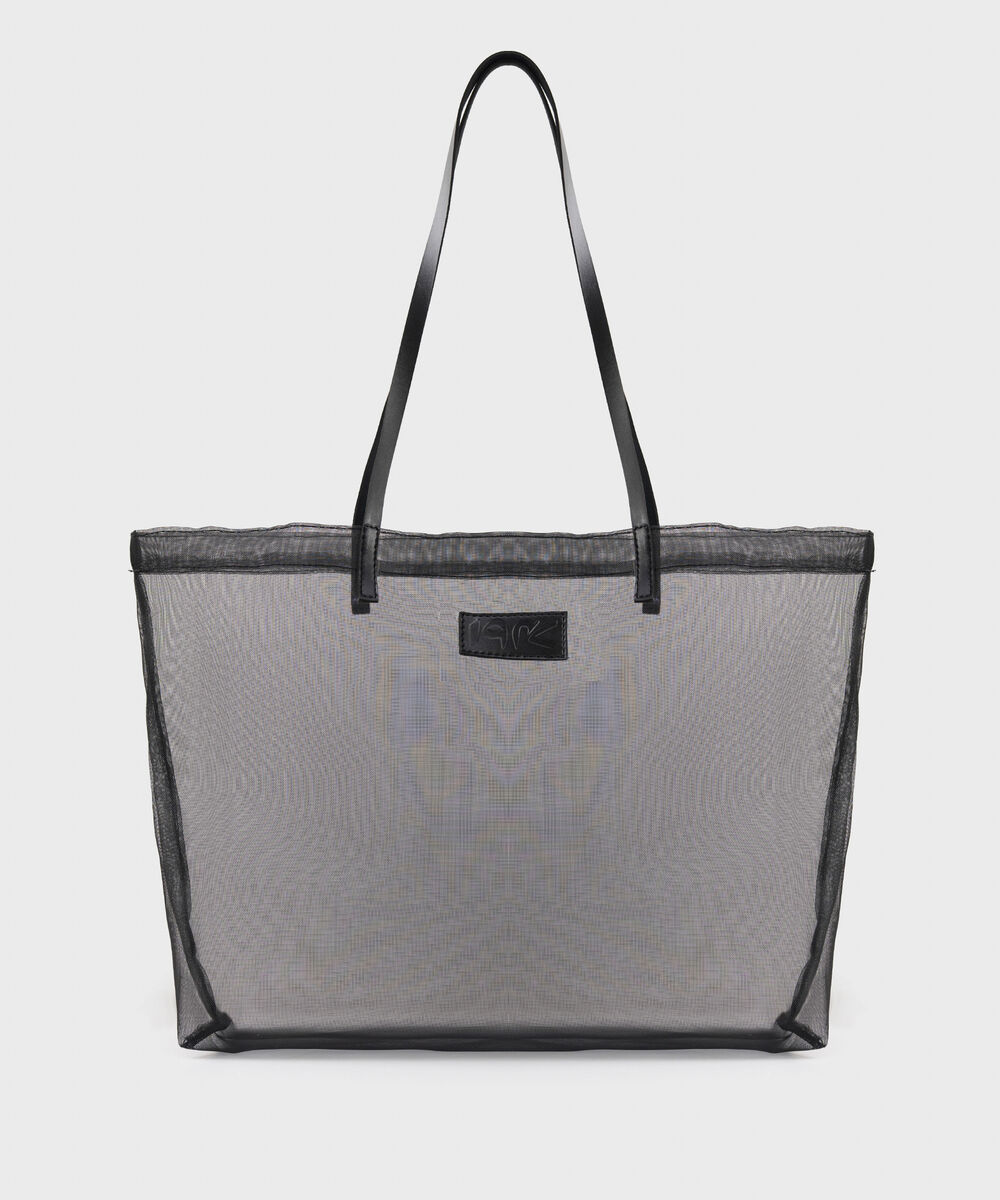 Women's Black Fabric Bag